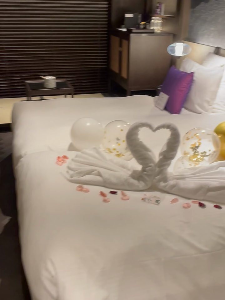 The bed, from our own footage