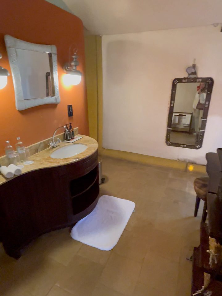 The vanity, from our own footage
