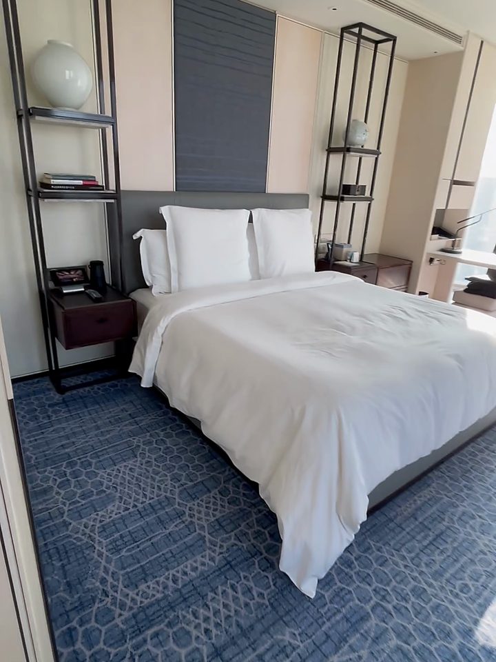 The bed, from our own footage