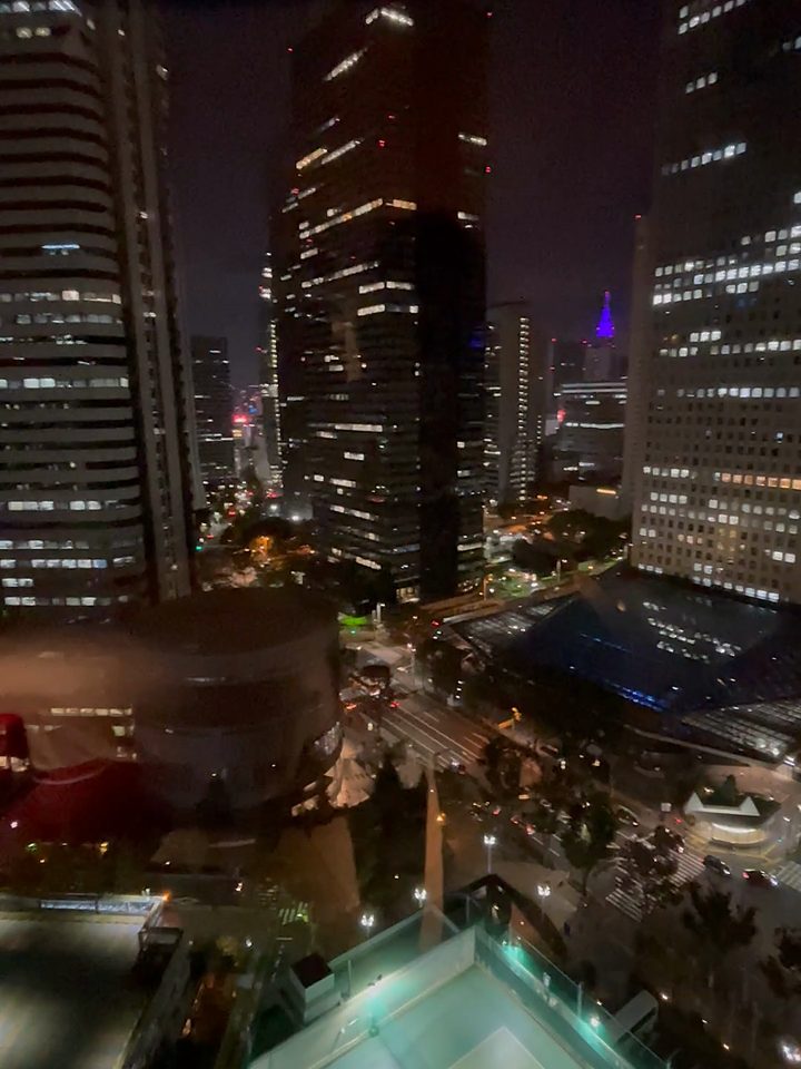 Shinjuku at night from the standard king, from our own footage