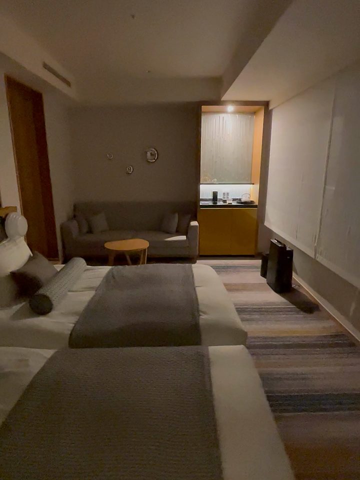 The bed, from our own footage