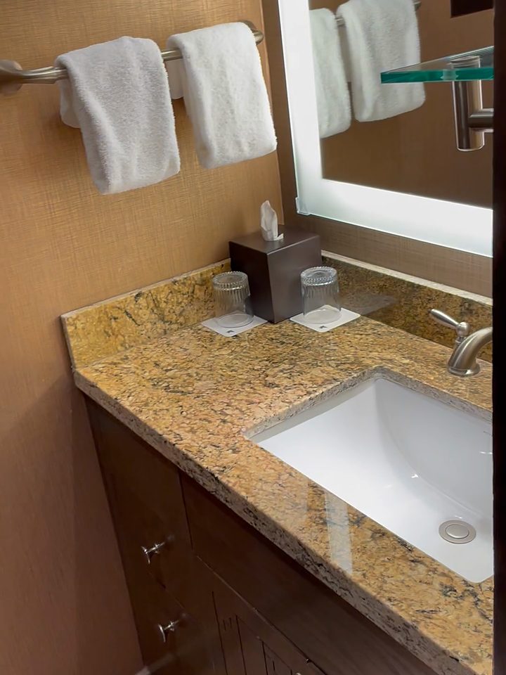 The vanity, from our own footage