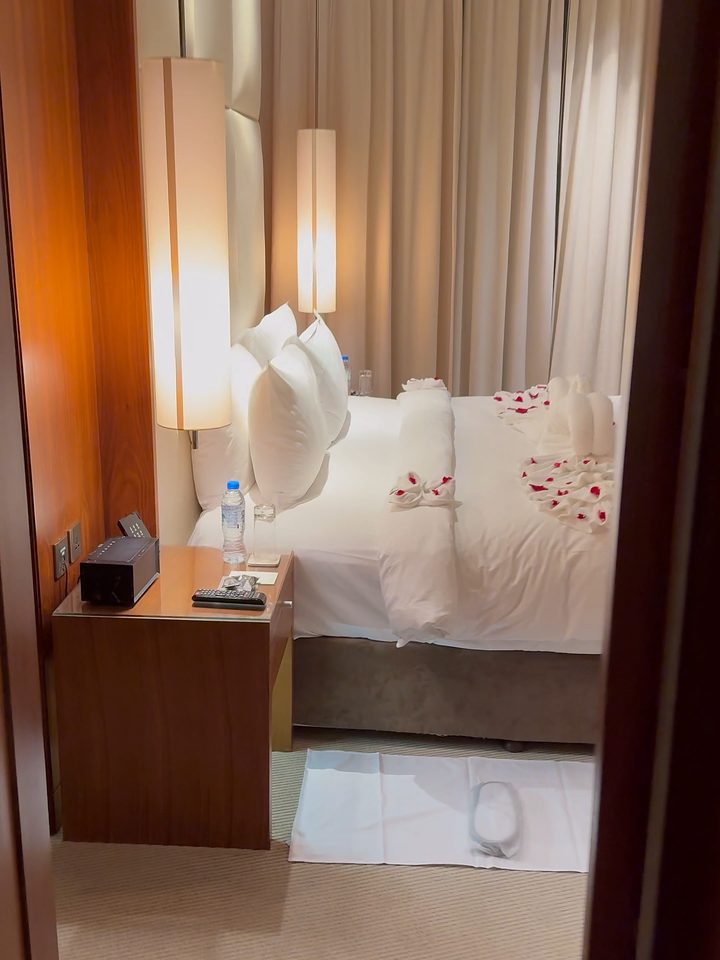 The bed, from our own footage