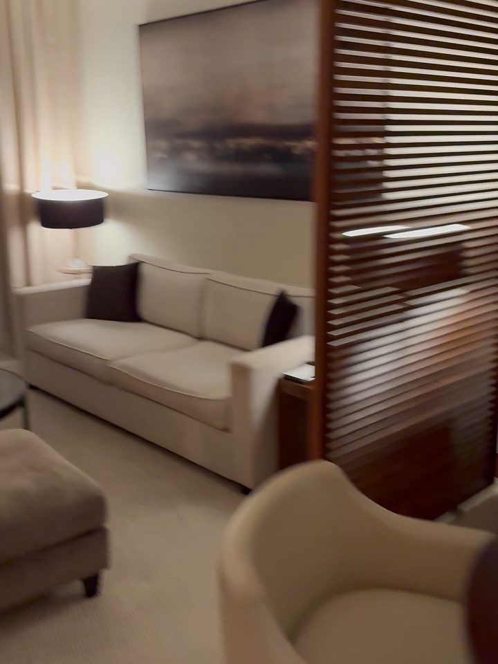 The living room, from our own footage