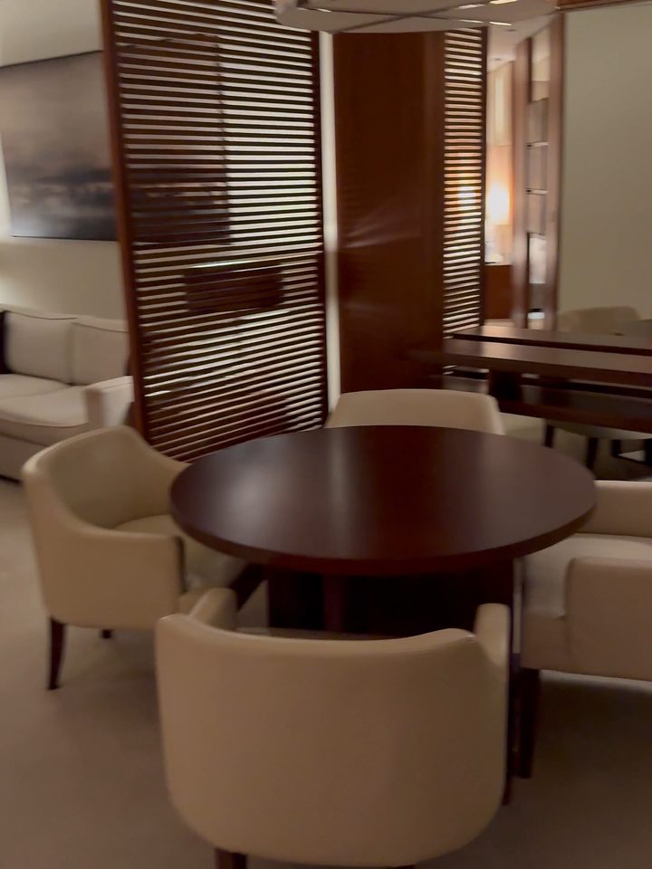 The dining area, from our own footage