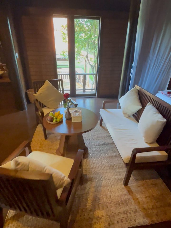The sitting room, from our own footage