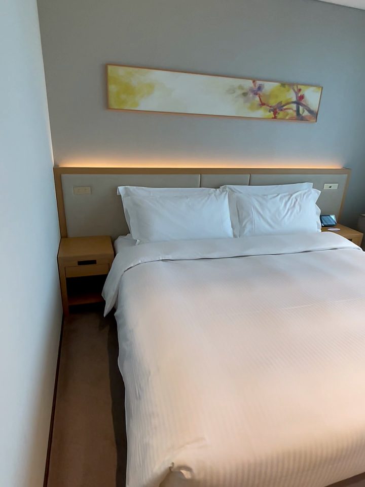 The bed, from our own footage