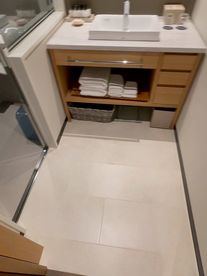 The vanity, from our own footage