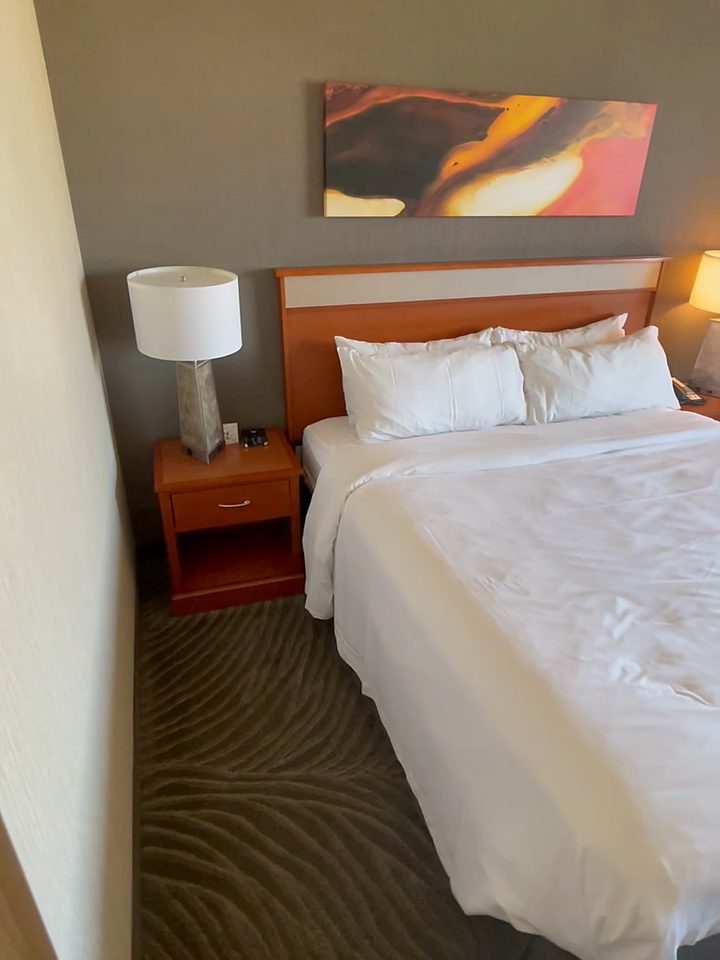 The king room, from our own footage