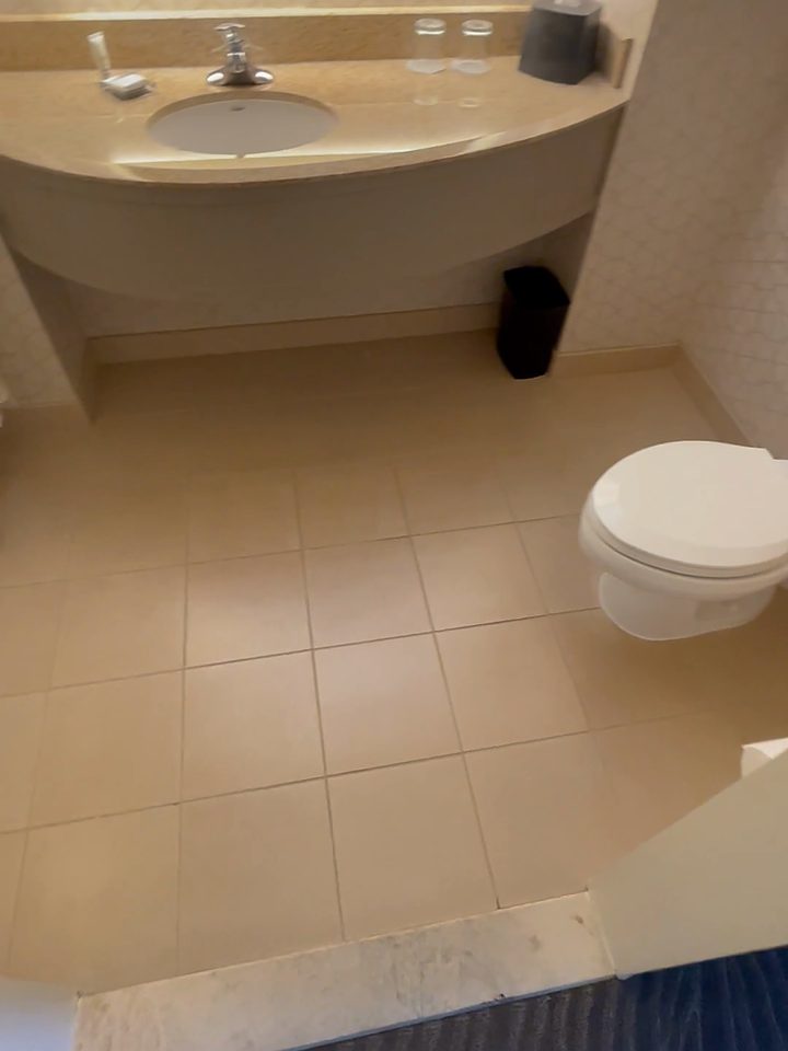 The vanity, from our own footage