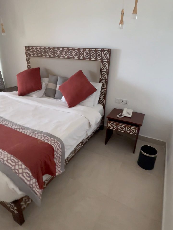 The bed, from our own footage