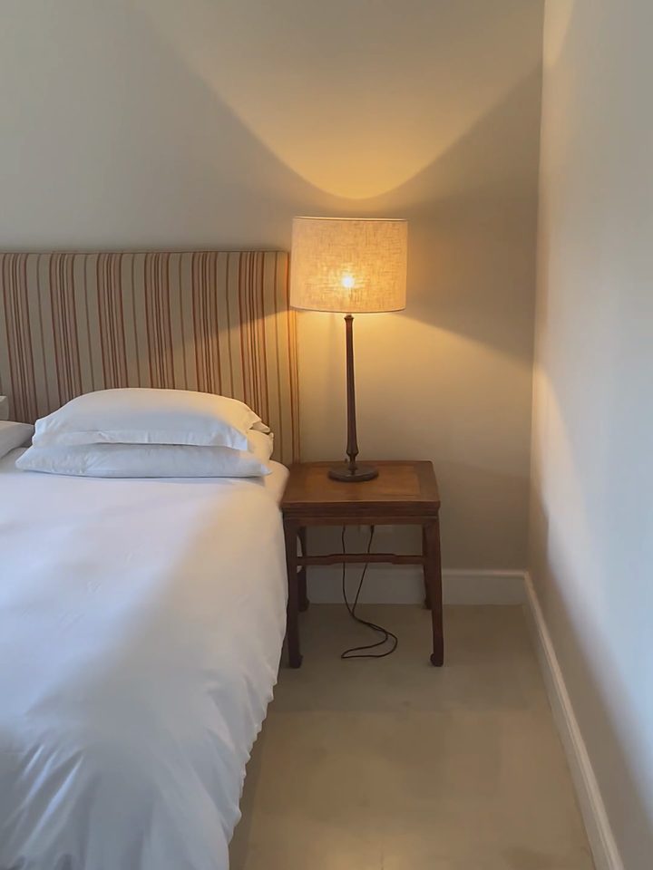The bed, from our own footage