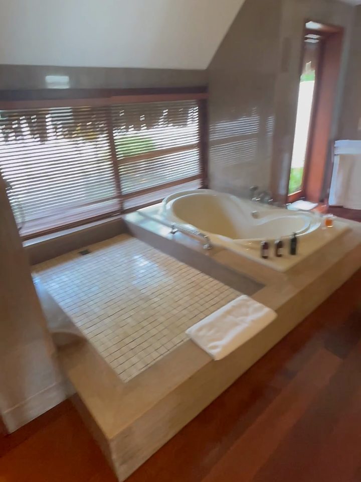 The jetted bathtub, from our own footage