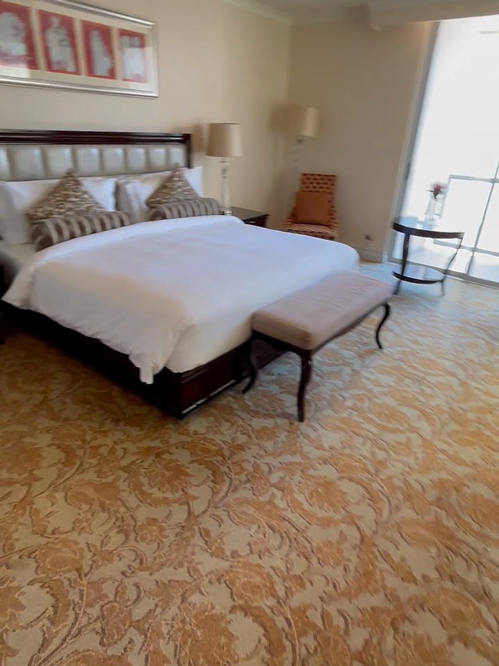 The bed, from our own footage