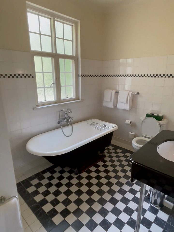 The clawfoot bathtub, from our own footage